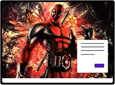 Deadpool Comics theme for Windows 11