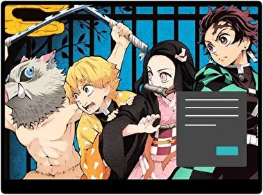 Demon Slayer Dark theme for Windows 11