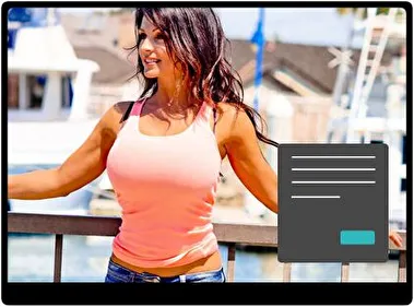 Denise Milani Dark theme for Windows 11