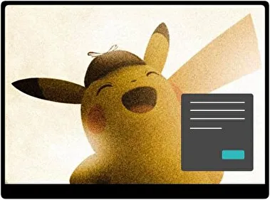 Detective Pikachu Dark theme for Windows 11