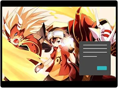 Digimon Dark theme for Windows 11