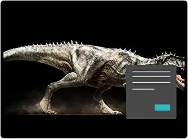 Dinosaur Dark theme for Windows 11