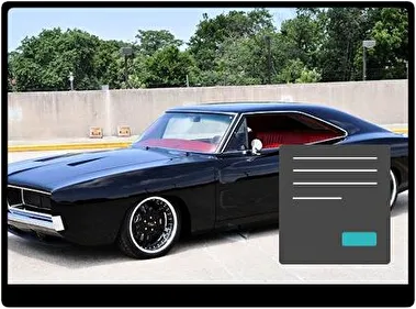 Dodge Charger Dark theme for Windows 11