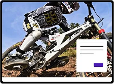 Downhill Biking theme for Windows 11