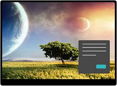 Dreamy World Dark theme for Windows 11