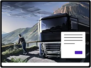 Euro Truck Simulator theme for Windows 11