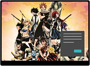 Fairy Tail Dragon Cry Dark theme for Windows 11