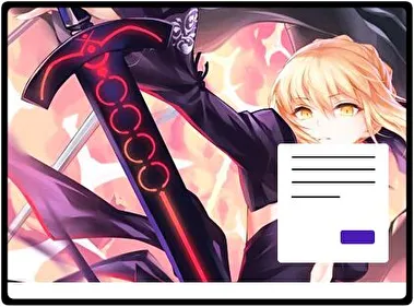 Fate Grand Order theme for Windows 11