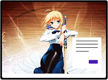 Fatestay Night Unlimited Blade Works theme for Windows 11