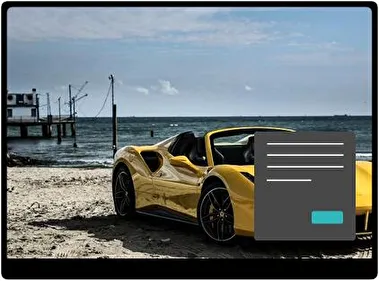 Ferrari 488 Dark theme for Windows 11