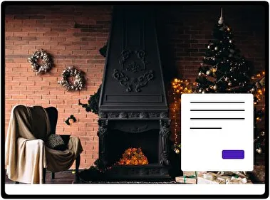 Fireplace 4k theme for Windows 11