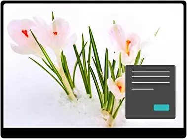 First Day Spring Dark theme for Windows 11