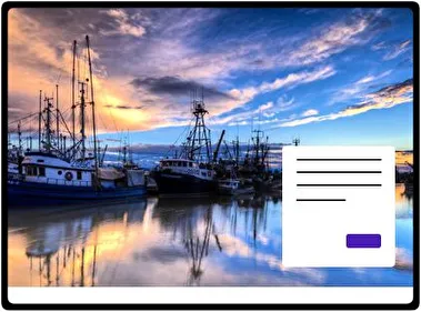 Fishing Boat theme for Windows 11