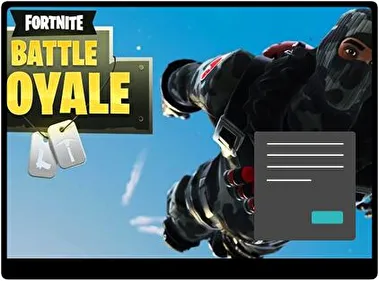 Fortnite Battle Royale Dark theme for Windows 11