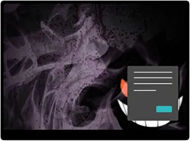 Gengar Dark theme for Windows 11