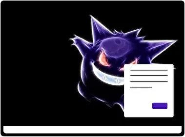 Gengar theme for Windows 11