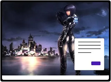 Ghost In The Shell theme for Windows 11