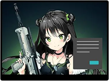 Girls Frontline Dark theme for Windows 11