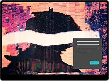 GlitchArt Dark theme for Windows 11