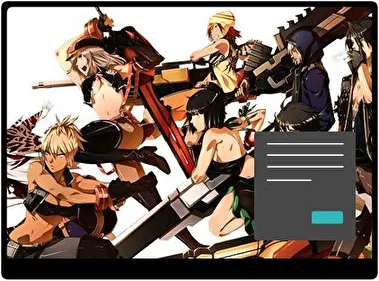 God Eater Dark theme for Windows 11