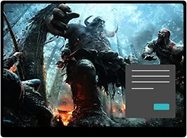 God Of War Dark theme for Windows 11