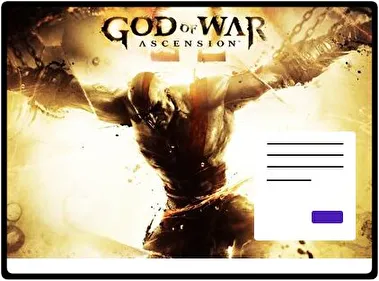 God War Ascension theme for Windows 11