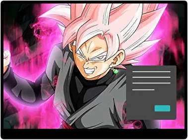 Goku Black Dark theme for Windows 11