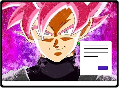 Goku Black theme for Windows 11