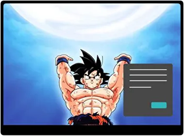 Goku Dark theme for Windows 11