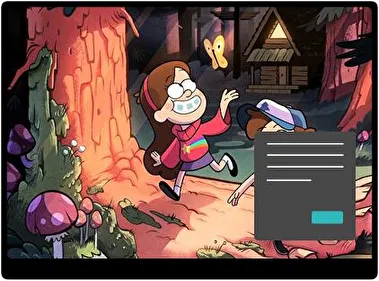 Gravity Falls Dark theme for Windows 11