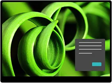 Green Plant Leaf Dark theme for Windows 11