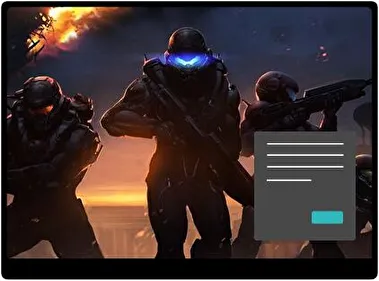 Halo 5 Guardians Dark theme for Windows 11