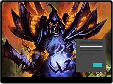 Hearthstone Heroes of Warcraf Dark theme for Windows 11