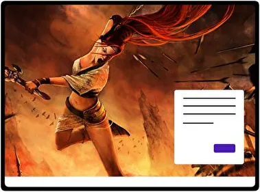 Heavenly Sword theme for Windows 11