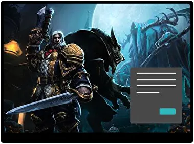 Heroes of The Storm Dark theme for Windows 11