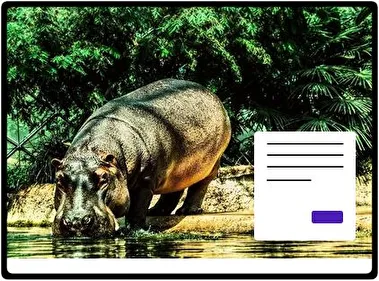 Hippo theme for Windows 11
