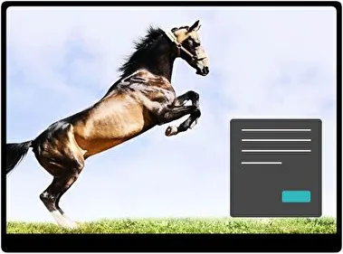 Horse Dark theme for Windows 11
