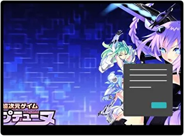 Hyperdimension Neptunia Dark theme for Windows 11