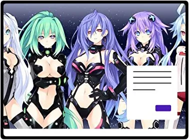 Hyperdimension Neptunia theme for Windows 11