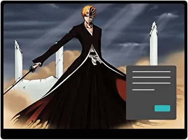 Ichigo Kurosaki Dark theme for Windows 11
