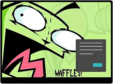 Invader Zim Dark theme for Windows 11