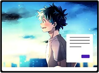Izuku Midoriya theme for Windows 11