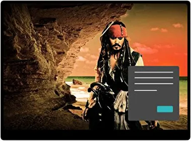 Jack Sparrow Dark theme for Windows 11