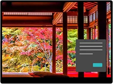 Japanese Autumn Dark theme for Windows 11