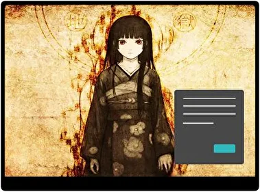 Jigoku Shoujo Dark theme for Windows 11