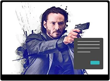 John Wick Dark theme for Windows 11
