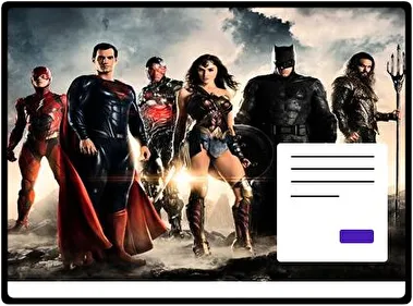 Justice League Movie 2017 theme for Windows 11