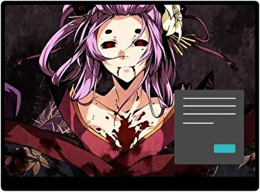 Kajiri Kamui Kagura Dark theme for Windows 11