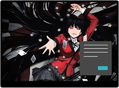 Kakegurui Compulsive Gambler Dark theme for Windows 11