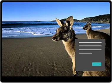 Kangaroo Dark theme for Windows 11